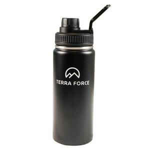 Terra Force - Botella Boca Ancha 500Ml Negro