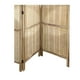 thumbnail image 2 of Biombo De Madera Resistente 3 Paneles Clasico Tejid 40x170cm, 2 of 2