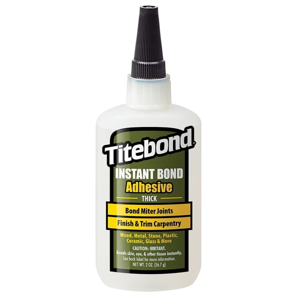 Adhesivo para madera Titebond Instant Bond, grueso, 60 ml