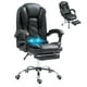 thumbnail image 1 of Silla Solana Ejecutiva Reclinable Cuero Con Masajeador Reposapies, 1 of 9