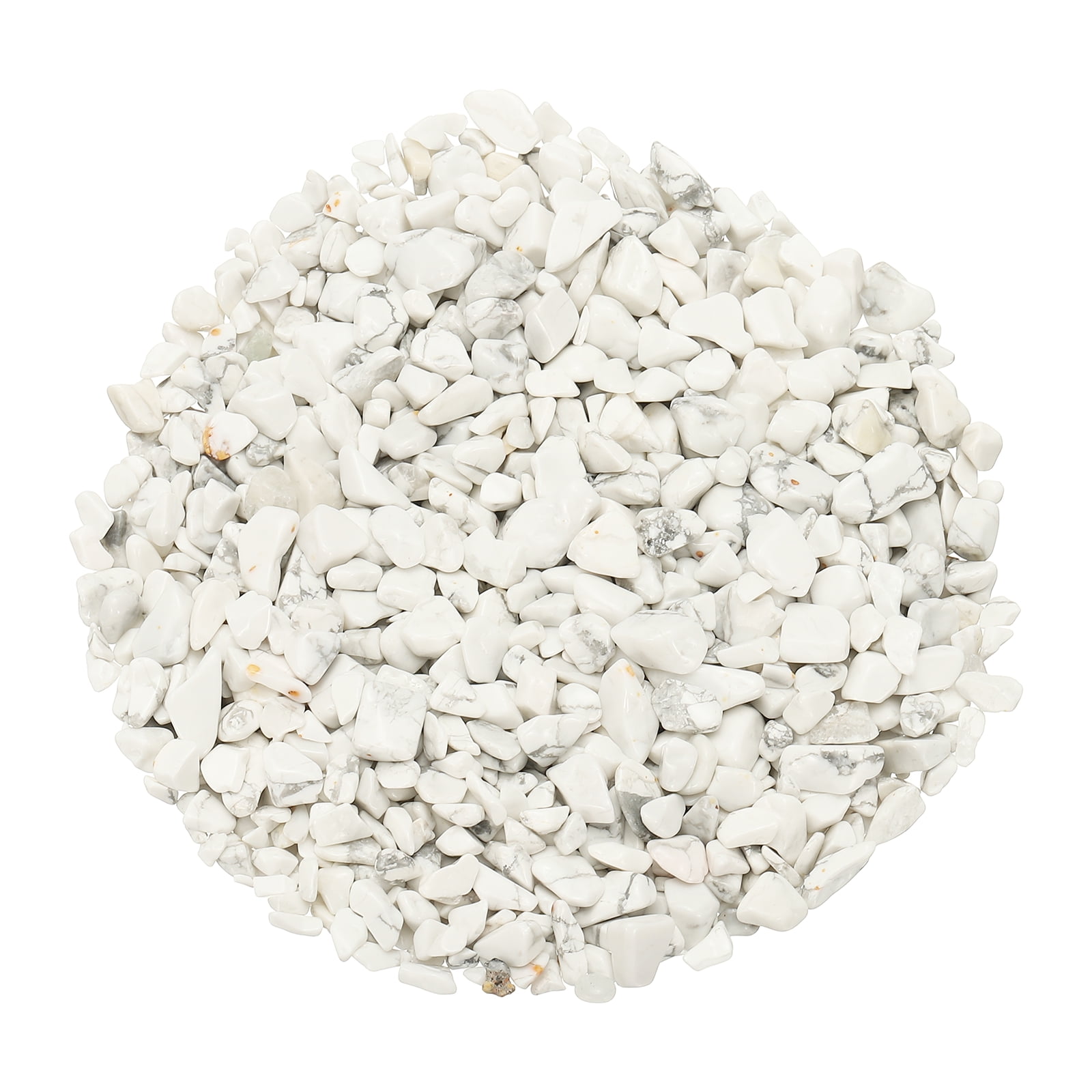 Uxcell Chips de Cristal Piedra 0.44 Lb Fluorita Grava para Acuario Rocas Howlita 3-5 mm Destinado para Pecera