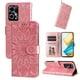 thumbnail image 3 of Funda tipo cartera FOXDOCK para Honor 90 GT , diseño girasol en relieve, cuero PU, cierre magnético, soporte y tarjetero, 3 of 5