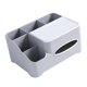 thumbnail image 3 of Caja De Pa?uelos De Moda Moderna Soporte De Plástico Organizador De Artículos Diversos De Escritorio Gris, 3 of 5