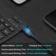 thumbnail image 5 of Funda de teclado Nanhent para Samsung Galaxy Tab S10 FE/S9 FE 5G, 5 of 7