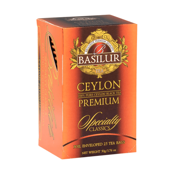 Te Negro Basilur Orange Pekoe Caja 25 bolsas