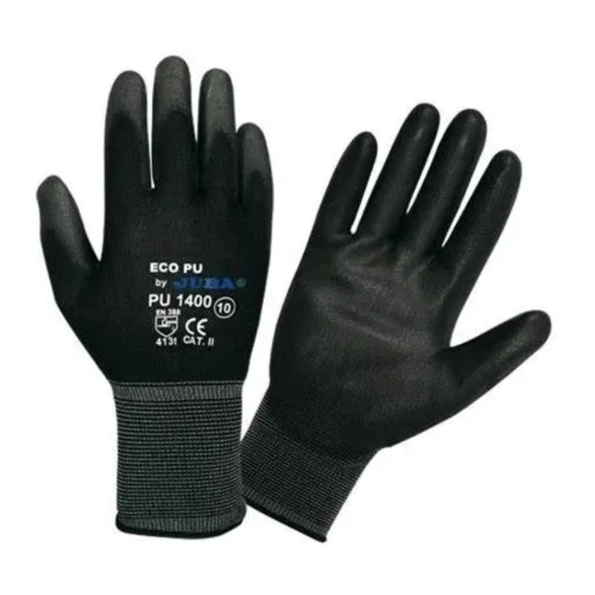 Metalfer - Guante Fino Poliuretano Al Mayor Negro