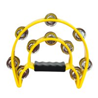 Pandero Musical Media Luna Hendrix Amarillo 20X20 Cm