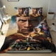 thumbnail image 1 of Black Adam Conjunto de sábanas temático, trío de piezas, cómodo y amigable con la piel, diseño único, regalo de decoración para el hogar para familiares, amigos y fans,173cm *218cm, 1 of 6