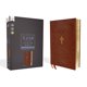 thumbnail image 1 of Biblia HarperCollins NASB de perfil delgado, letra grande, color marrón, 1 of 7
