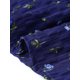 thumbnail image 5 of Agnes Orinda Blusas Florales de Talla Grande para Mujer con Frente Plisado, Cuello Redondo y Mangas de Tulipán, Blusa Elegante de Verano 2X Azul Oscuro, 5 of 6