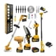 thumbnail image 1 of Kit Herramientas Multifuncional Inalámbricas 5en1 Motosierra Orilladora Soplador Jardinería 2 Baterías Cargador Amarillo KT-H5 Novystor Set Jardín Modelo, 1 of 9
