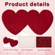 thumbnail image 3 of Alfombras de baño AnyDesign para San Valentín, con doble corazón, color rojo, 3 of 3