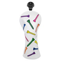 Ioensy - Cuero Pu Golf Wood Head Cover Fairway Headcover Guard Patrón 9.5X24Cm