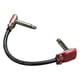thumbnail image 4 of Cable De Parche De Guitarra De 15 Cm Fácil De Usar Cable De Parche De Guitarra De ángulo Recto De Bajo Ruido Rojo, 4 of 5
