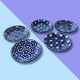 thumbnail image 1 of Mini Platos Japoneses Tintura Índigo Diseño Edo Komon, 1 of 5