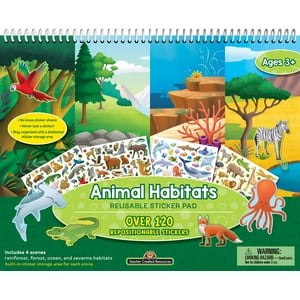Teacher Created Resources - Adhesivos Reutilizables, Recursos Creados Por Maestros, Hábitats De Animales