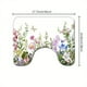 thumbnail image 5 of 1pc Floral Pattern Waterproof Shower Curtain With 12 Hooks, Non-Slip Bathroom Rug, Toilet U-Shape Mat, Toilet Lid Cover Pad, Bathroom Decor, 5 of 5