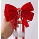 thumbnail image 1 of Accesorios de Cacampanao para Año Nuevo para niñas con lazo grande rojo, cinta de pompón roja, decoración navideña Cacampanaopin al por mayor, 1 of 5