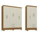 thumbnail image 1 of Combo Clóset 6 puertas + Clóset 3 Puertas Off White R6232, 1 of 11
