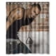 thumbnail image 1 of Cortina de ducha con diseño de Chris Brown Tattoo, con ganchos, 152 x 183 cm, 1 of 3