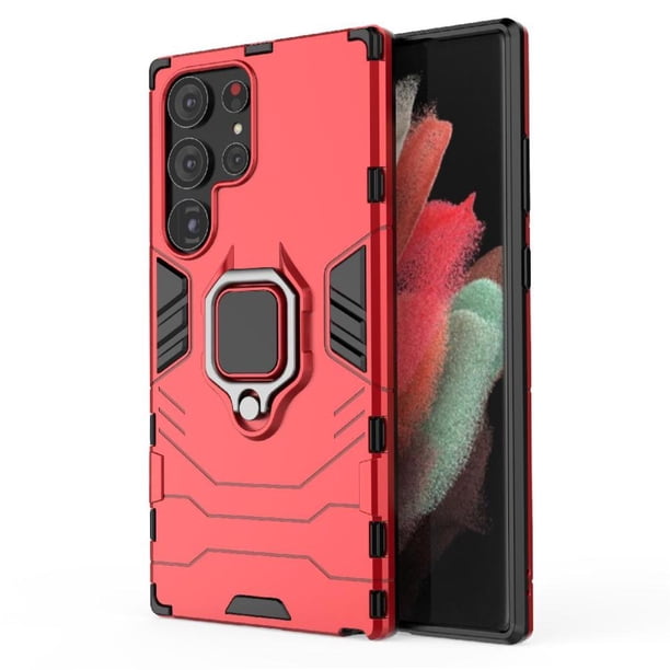 FOXDOCK Funda Antigolpes para Samsung Galaxy S23 ULTRA 5G – Protección Total con Soporte y Diseño Robusto