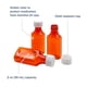thumbnail image 4 of Frascos de medicina líquida Ezy Dose Amber Ovalados de 60 ml (caja de 132), 4 of 5