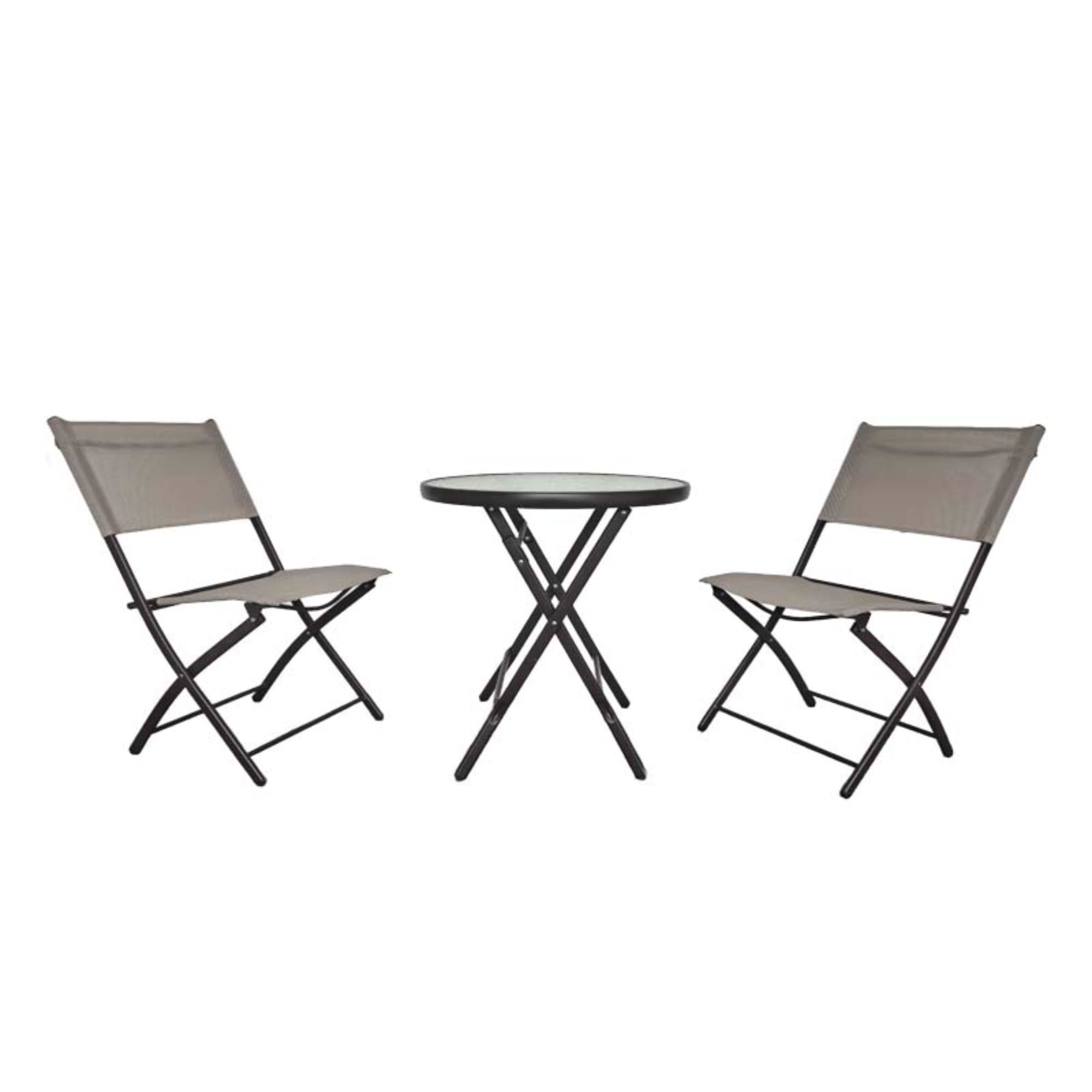 Mainstays - Juego Terraza 3 Piezas Sks-31302 Chocolate - Crema