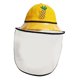 thumbnail image 2 of Sombrero De Doble Protección Para Bebés Con Cubierta Facial A Prueba De Polvo Anti-escupir Amarillo-S, 2 of 5