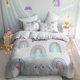 thumbnail image 1 of Purple Unicorn Full Bedding Set for Kids Boys Girls Glitter Galaxy Unicorn Duvet Cover 3 Piece Space Unicorn Comforter Cover, 1 of 5