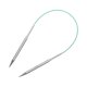 thumbnail image 3 of Uxcell Tamaño US 9 Agujas de Tejer Aguja Circular 16 pulgadas Redonda de Metal Acero Inoxidable para Proyectos Hechos a Mano DIY Tejido, 3 of 6