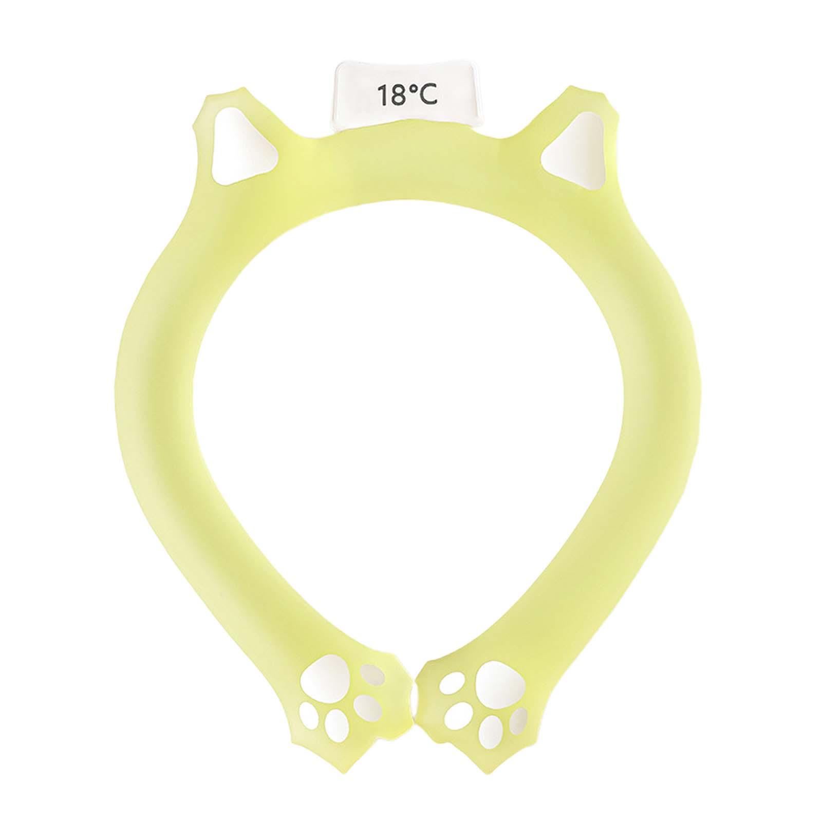 Ioensy - Envolturas De Enfriamiento Para El Cuello Tubo De Enfriamiento Para El Cuello Usable Para El Calor Del Verano Senderismo Conducción Amarillo