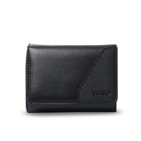 Billetera Totto Hombre Saffiano Sob Con Rfid Blocker Negra
