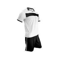 Snix - Uniforme De Futbol Para Adulto Zid Blanco Y Negro Talla Xl