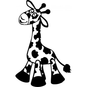 Rienda Libre Graphics - Decomural Cute Giraffe Nursery Ws-32886