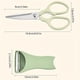 thumbnail image 4 of 1pc, Stainless Steel Kitchen Scissors Melon Planer, Two-in-one Kitchen Special Peeling, Potato Scraper, Multifunctional Household Scissors, Kitchen Scissors Grater Walnut Clip Scissors Melon Planer, C, 4 of 5