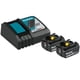 thumbnail image 1 of Paquete de inicio de batería y cargador rápido Optimum de 18 V y 4,0 Ah, 1 of 8