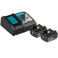 Makita - Paquete De Inicio De Batería Y Cargador Rápido Optimum De 18 V Y 4,0 Ah