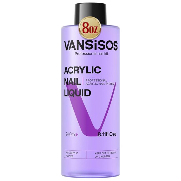 Professional Acrylic Nail Liquid 8 fl oz Acrylic Liquid