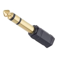 Macrotel - Adaptador De Audio Hembra 3.5Mm A Macho 1/4""