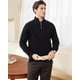 thumbnail image 3 of Sweater Hombre Forro Polar Cuello Alto Con Medio CremalleraXL-2XL, 3 of 10