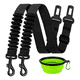 thumbnail image 1 of Pack 2 correa seguridad auto perro gato mascota resorte bowl, 1 of 3