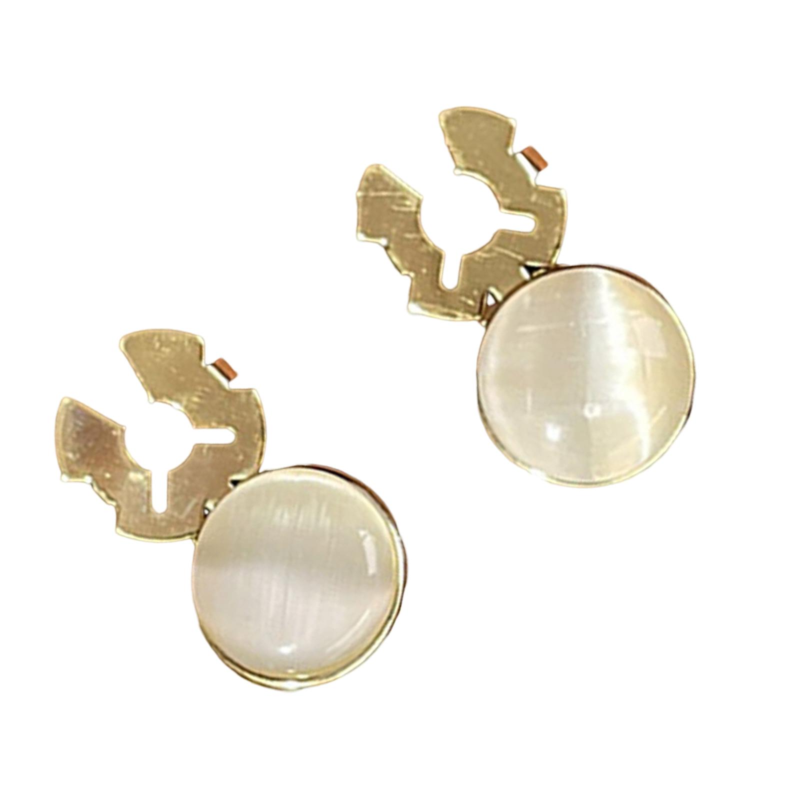 Ioensy - Gemelos De Camisa Clásica De 2 Piezas Redondos Para Accesorios De Ropa Fiesta De Viaje