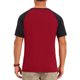 thumbnail image 3 of INSPIRE CHIC Camisas Henley de Manga Corta con Bloque de Color y Botones para Hombre M Burdeos, 3 of 5