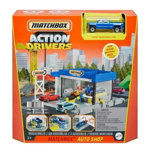 Pista De Juguete Matchbox Basics Playset De Acción Taller Mecánico