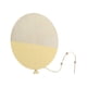 thumbnail image 3 of Pegatina de Pared Globo de Madera Amarillo, 3 of 3