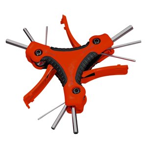 Ioensy - Herramienta De Montaje De Llave Allen, Herramientas Manuales, Herramienta De Reparación De Bicicletas, Llave Hexagonal, Color Rojo