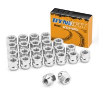Tuercas Nuts Dynofit M14 X 1.5 De Zinc, 24 Unidades, 19 Mm, Hexagonales