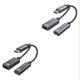 thumbnail image 4 of Adaptador USB C OTG De 2 Piezas Con Cable Trenzado De Carga Rápida PD 60W Para Computadora Portátil, 4 of 4