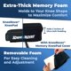 thumbnail image 5 of Funda para almohadilla de memoria Knee Scooter KneerOver, 5 of 6