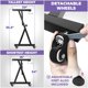 thumbnail image 3 of Soporte para teclado Liquid Stands con ruedas, estilo Z, color negro, 3 of 6